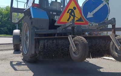 Услуги дорожной щетки на базе МТЗ - Кызыл, заказать или взять в аренду