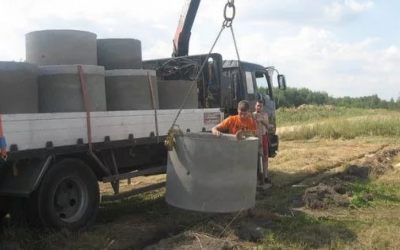 Перевозка бетонных колец и колодцев манипулятором - Кызыл, цены, предложения специалистов
