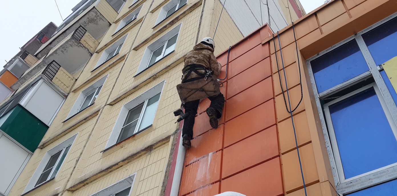 Услуги промышленных альпинистов для высотных работ в Кызыле