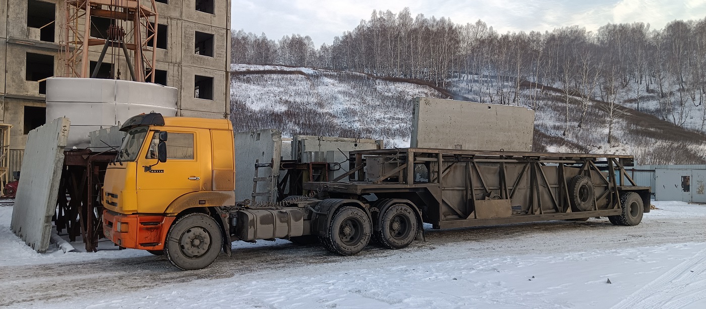 Аренда и услуги панелевозов для перевозки ЖБИ изделий в Кызыле