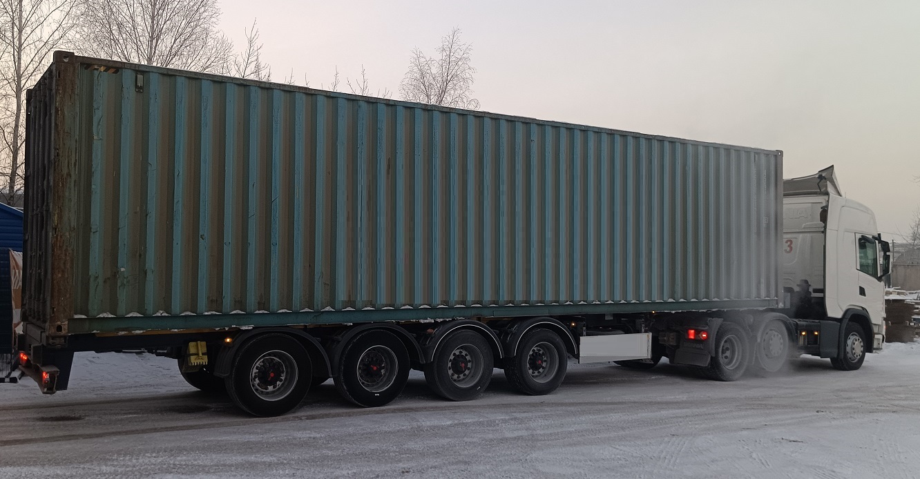 Контейнеровоз для перевозки контейнеров 20 и 40 футов в Туране